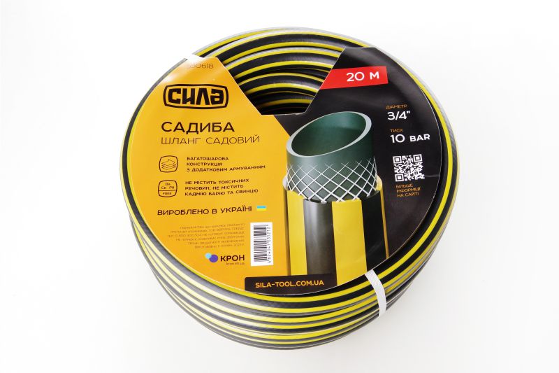 Шланг садовий САДИБА 3/4, 50м СИЛА Шланг садовый САДИБА 3/4, 50м СИЛА