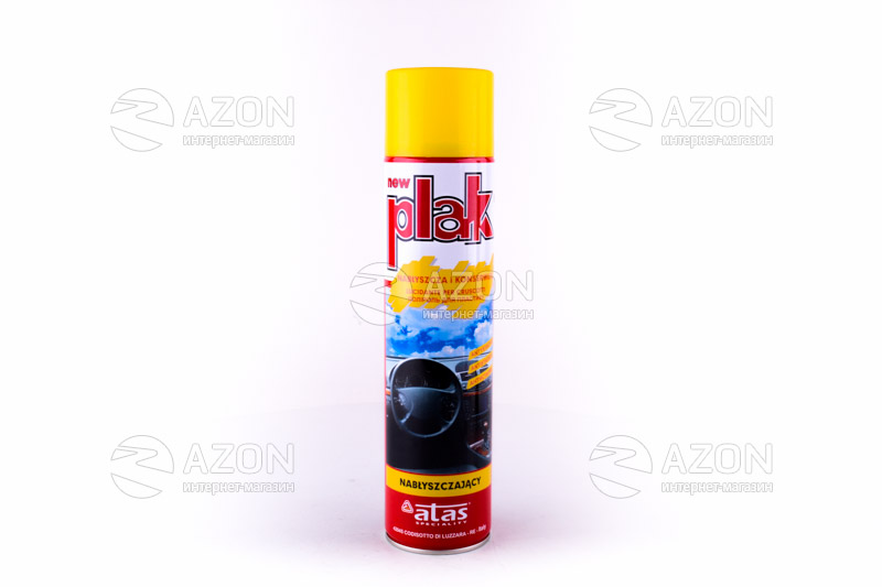 Поліроль для торпеди Plak Limone (лимон) 600мл (аерозольний) ATAS Полироль для торпедо Plak Limone (лимон) 600мл (аэрозольный) ATAS