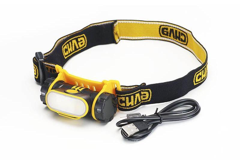 LED фонарь налобный 150Лм (2200 мАч, Li-ion 18650) Вольт СИЛА