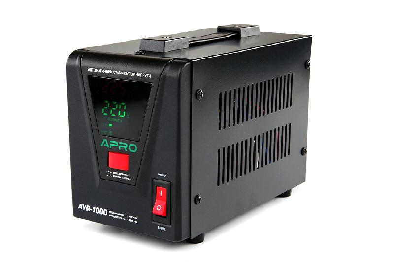 Стабилизатор напряжения релейный AVR-1000, 800Вт APRO
