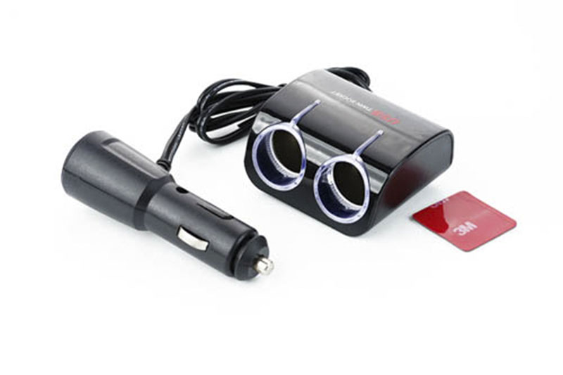 Розгалужувач прикурювача 2 виходи + 1 USB (12V - 5V 1A) 12 Atelie Разветвитель прикуривателя 2 выхода + 1 USB (12V - 5V 1A) 12 Atelie