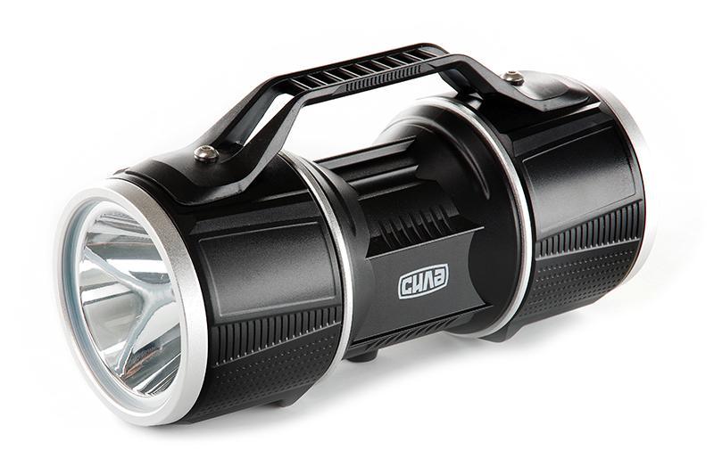 Фонарь ручной универсальный 7Вт 1000Лм/10Вт 700Лм (Li-ion 4800мАч) СИЛА