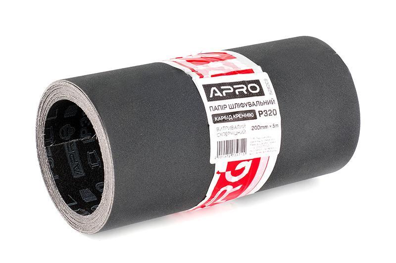 Бумага шлифовальная тканевая Ultra выносливая (карбид кремния) 200мм*5м P320 APRO