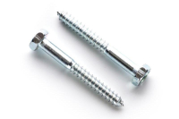 Шуруп для дерева с шестигранной головкой 10*180 DIN 571 цинк белый (ящ 150шт) APRO