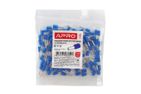 Наконечник с изолицией втулочный E 0.75/8 синий (пач 100шт) APRO