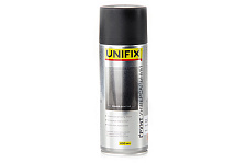 Эмаль акриловая грунтовочная универсальная RAL 9005 Черный 400мл UNIFIX