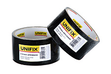 Лента клейкая армированная черная 50мм*5м UNIFIX