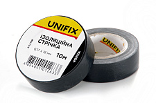 Изоляционная лента черная 0.17х18мм 10м (пачка, кратно 10шт) UNIFIX