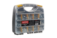 Набір болтів і гайок M6–M10 ЦБ 12,5'' 320х260х60мм APRO Набор болтов и гаек M6–M10 ЦБ 12,5'' 320х260х60мм APRO