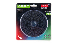 Круг алмазный шлифовальный на липучке 100мм Р50 APRO PRO