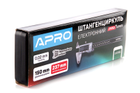 Штангенциркуль электронный 150мм металлический корпус (батарея 1,5В) APRO