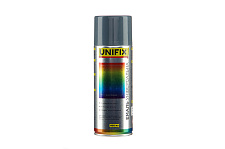 Эмаль универсальная акриловая RAL 7024 Серый графит гл. 400мл UNIFIX