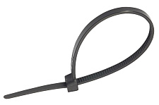 Стяжка кабельная 4x250 черная (пач 100шт) APRO