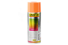 Эмаль акриловая флуоресцентная RAL 2005 Оранжевый 400мл UNIFIX