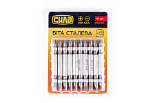 Бита 2-х сторонняя РН1-SL5*65мм (10шт/уп) СИЛА