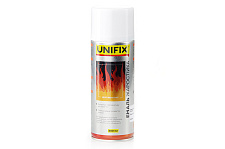 Эмаль жаропрочная RAL 9010 Белый 400мл UNIFIX