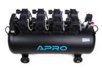 Компресор восьмициліндровий безмасляний OFE-200 8Бар 4х1.5 кВт 950 л/хв 200л (2 крана) APRO Компрессор восьмицилиндровый безмасляный OFE-200 8Бар 4х1.5 кВт 950 л/мин 200л (2 крана) APRO