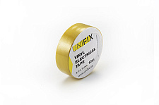 Изолента 0,17мм*18мм*20м желтая (пач 10шт) UNIFIX