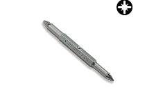 Бита крестовая двухсторонняя TOPTUL 1/4" PZ1xPZ2 L75мм FKBA0102