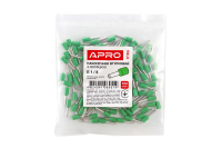 Наконечник с изолицией втулочный E 0.75/8 зеленый (пач 100шт) APRO