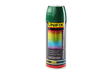 Эмаль универсальная акриловая премиум RAL 6005 Зеленый мох гл. 400мл UNIFIX