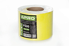 Бумага шлифовальная APRO P320 115мм*50м рулон (бумажная основа)