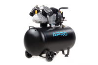 Компрессор двухцилиндровый OFD-100MX 8Бар 2.8кВт 430л/мин 100л (2 крана) + Масло 0,2л APRO