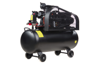 Компресор трьохциліндровий пасовий OFBD-100X 8Бар 3.0кВт 530л/хв 100л (2 крана) + Олива 0,8л APRO Компрессор трехцилиндровый ременный OFBD-100X 8Бар 3.0кВт 530л/мин 100л (2 крана) + Масло 0,8л APRO