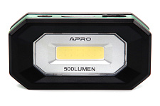 Прожектор светодиодный аккумуляторный 5Вт 500Лм (Li-ion 2000 мАч) APRO