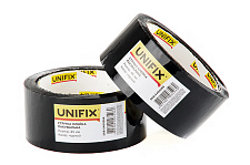 Лента клейкая упаковочная черная 45мм 200 SKB-5400266 UNIFIX