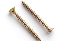 Саморіз універсальний 5,0*80 з потайною голівкою цинк жовтий (пач. 50 шт.) APRO Саморез универсальный 5,0* 80 с потайной головкой цинк жёлтый (пач. 50 шт.) APRO