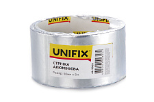 Лента клейкая алюминиевая 50мм*5м UNIFIX