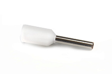 Наконечник с изолицией втулочный E 0.75/8 белый (пач 100шт) APRO