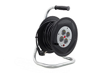 Удлинитель на катушке с заземлением и предохранителем 3х1,0 кв.мм 25м APRO