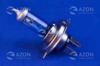 Лампа автомобильная H4 12V 60/55W P43T NIGHT VISION +80% (2шт) (ближняя/дальняя, противотуманная) MTA