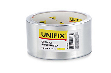 Лента клейкая алюминиевая 50мм*10м UNIFIX