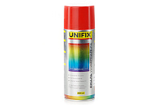 Эмаль акриловая универсальная RAL 3020 Красный гл. 400мл UNIFIX