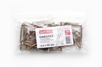 Саморіз універсальний 5,0*80 з потайною голівкою цинк жовтий (пач. 50 шт.) APRO Саморез универсальный 5,0* 80 с потайной головкой цинк жёлтый (пач. 50 шт.) APRO