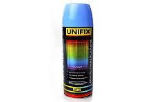 Эмаль универсальная акриловая премиум RAL5012 голубой глянец 400мл UNIFIX
