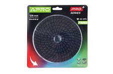 Круг алмазный шлифовальный на липучке 125мм Р1500 APRO PRO