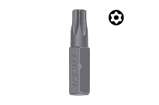 Бита TORX с отверстием TOPTUL 1/4" 25мм T20 FSGA0820