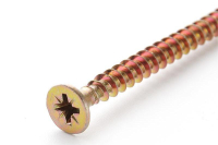 Саморез универсальный 4,0*70 с потайной головкой цинк жёлтый (пач 50шт) APRO