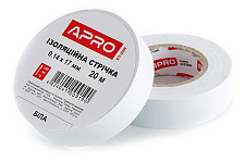 Изоляционная лента белая 0.14х17мм 20м (пачка, кратно 10шт) APRO
