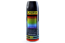Эмаль универсальная акриловая премиум RAL9005 черный глянец 400мл UNIFIX