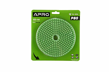 Круг алмазный шлифовальный на липучке 125мм Р36 APRO