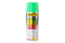 Эмаль акриловая флуоресцентная RAL 6038 Зеленый 400мл UNIFIX