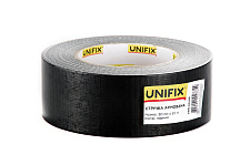 Лента клейкая армированная черная 50мм*50м UNIFIX