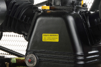 Компресор трьохциліндровий пасовий OFBD-200X 8Бар 7.5кВт 1050л/хв 200л 380В (2 крана) + Олива 1л APRO Компрессор трехцилиндровый ременный OFBD-200X 8Бар 7.5кВт 1050л/мин 200л 380В (2 крана) + Масло 1л APRO