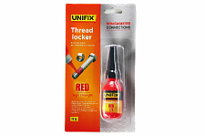 Фиксатор резьбы для неразборных соединений красный 10г UNIFIX