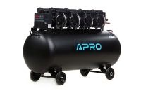 Компресор восьмициліндровий безмасляний OFE-200 8Бар 4х1.5 кВт 950 л/хв 200л (2 крана) APRO Компрессор восьмицилиндровый безмасляный OFE-200 8Бар 4х1.5 кВт 950 л/мин 200л (2 крана) APRO